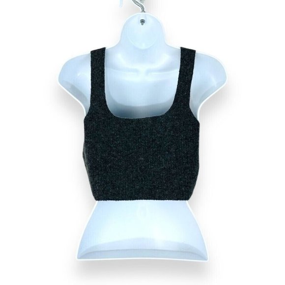 Everlane Heathered Charcoal Yak And Wool Blend The Cozy Stretch Tank Size Medium - Picture 9 of 10